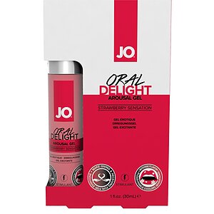 Lubrifiant Jo Oral Delight Capsuni pe Vibreaza.ro