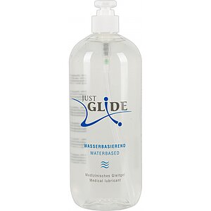 Lubrifiant Just Glide Water-Based 1L pe Vibreaza.ro