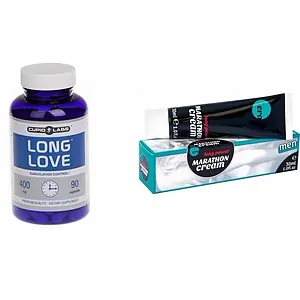 Pachet Pastile Ejaculare Precoce Long Love 90buc + Penis Marathon Long Power Creme 30ml pe Vibreaza.ro