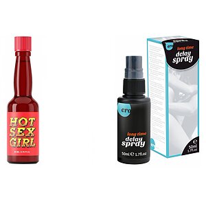 Pachet Spray HOT Delay + Afrodisiac Hot Sex Girl 20ml pe Vibreaza.ro