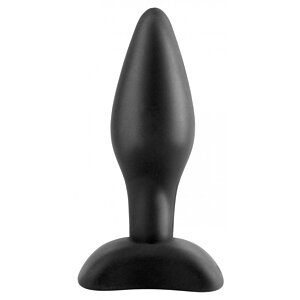 Plug Anal Mini Silicone Negru pe Vibreaza.ro