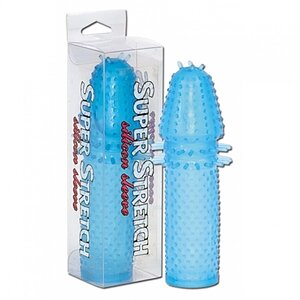 Prelungitor Penis Super Stretch Albastru pe Vibreaza.ro