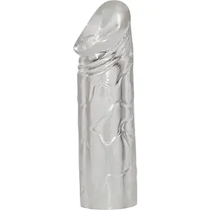 Prelungitor Rebel Mega Penis Transparent pe Vibreaza.ro