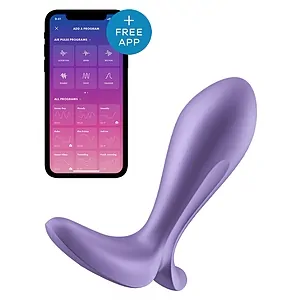 Satisfyer Intensity Plug Mov pe Vibreaza.ro