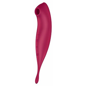 Satisfyer Twirling Pro Connect App Rosu pe Vibreaza.ro