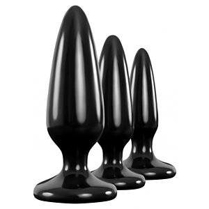 Set Anal Plug Trainer Kit Renegade Negru pe Vibreaza.ro