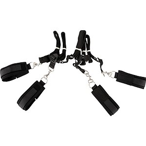 Set Bed Restraint Bondage Negru pe Vibreaza.ro