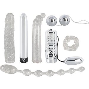 Set Glamour 7-Piece Argintiu pe Vibreaza.ro