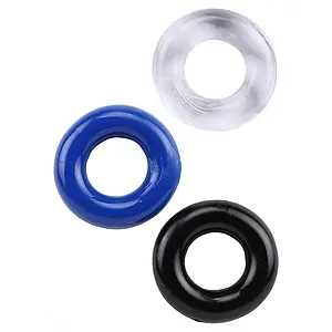 Set Inele Penis Donut Rings Multicolor pe Vibreaza.ro