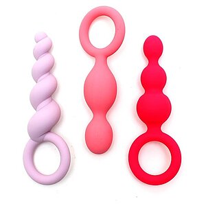 Set Satisfyer Anal Plugs Multicolor pe Vibreaza.ro