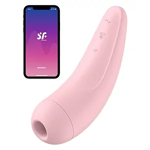 Stimulator Clitoris Satisfyer Curvy 2 Plus Roz pe Vibreaza.ro