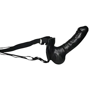 Strap-On Latex Switch Negru pe Vibreaza.ro