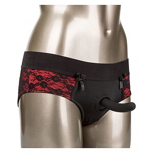 Strap-On Scandal Decupat Set S-M Negru pe Vibreaza.ro