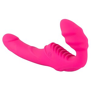 Strap On Vibrating Strapless 2 Roz pe Vibreaza.ro