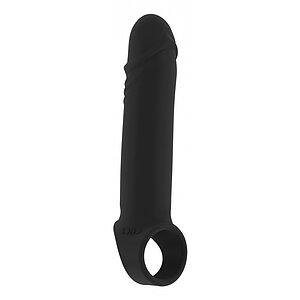 Stretchy Penis Extension No.31 Negru pe Vibreaza.ro