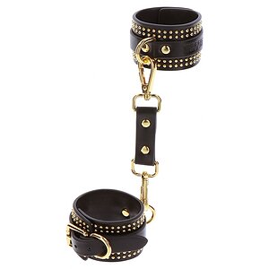 Studded Wrist Cuffs Set Negru pe Vibreaza.ro