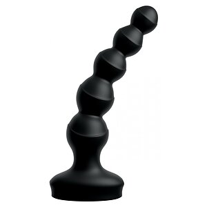 Vibrator Anal Wall Beads Negru pe Vibreaza.ro