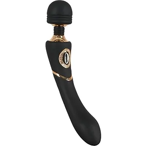 Vibrator Cleopatra Wand Massager Negru pe Vibreaza.ro