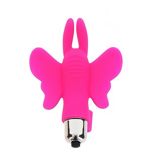 Vibrator Clitoridian Butterfly Pleaser Roz pe Vibreaza.ro