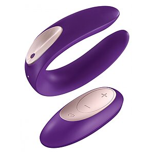 Vibrator Cuplu Partner Plus Cu Telecomanda Mov pe Vibreaza.ro