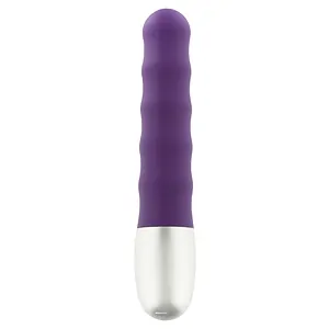 Vibrator Discretion Ribbed Mov pe Vibreaza.ro