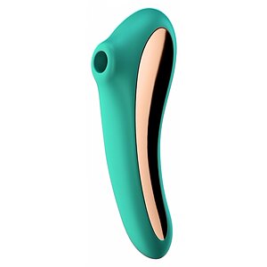 Vibrator Dual Kiss Punctul G Vibrator Verde pe Vibreaza.ro