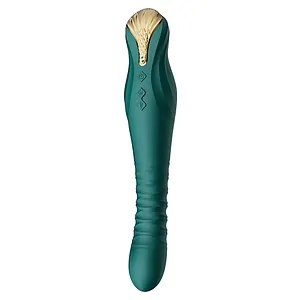 Vibrator King Thruster Verde pe Vibreaza.ro