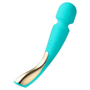 Vibrator Lelo Smart Wand 2 Turcoaz pe Vibreaza.ro