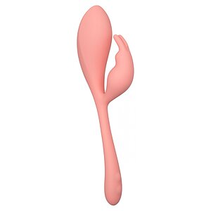 Vibrator Liquid Silicone Bunny Roz pe Vibreaza.ro