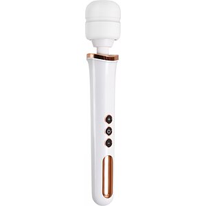 Vibrator Magic Massager Rose Gold Edition Alb pe Vibreaza.ro