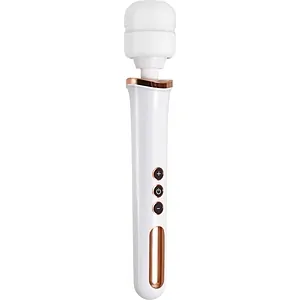 Vibrator Magic Massager Rose Gold Edition Alb pe Vibreaza.ro