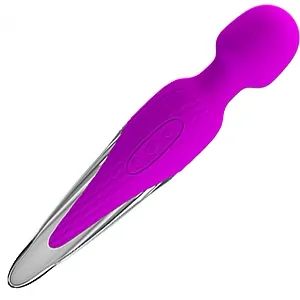 Vibrator Magic Wand Pretty Love Nathaniel Roz pe Vibreaza.ro