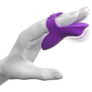 Vibrator Mic Pentru Deget Her Finger Mov pe Vibreaza.ro