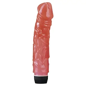 Vibrator Moale Seven Creations 21cm Rosu pe Vibreaza.ro