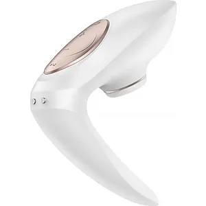 Vibrator Pentru Cupluri Satisfyer Pro Alb pe Vibreaza.ro