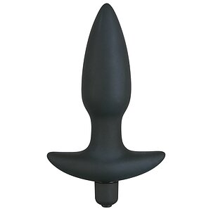 Vibrator Plug Medium Velvet Negru pe Vibreaza.ro