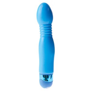 Vibrator Powder Puff Massager Albastru pe Vibreaza.ro