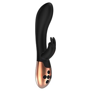 Vibrator Rabbit Heating Opulent Negru pe Vibreaza.ro