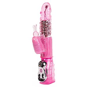 Vibrator Rabbit Multispeed Baile Roz pe Vibreaza.ro