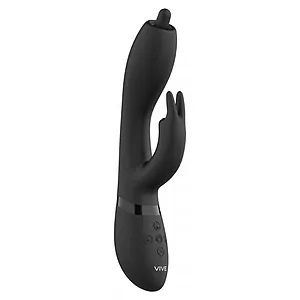 Vibrator Rabbit Nilo Negru pe Vibreaza.ro