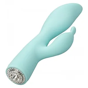 Vibrator Rabbit Pave Victoria Turcoaz pe Vibreaza.ro