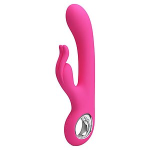 Vibrator Rabbit Pretty Love Carina Roz pe Vibreaza.ro