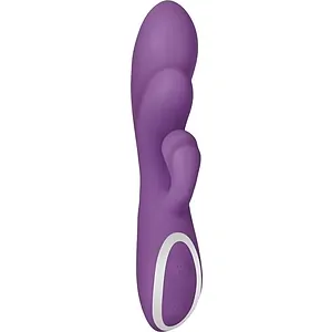 Vibrator Rabbit Rampage Silicon 19 cm Mov pe Vibreaza.ro