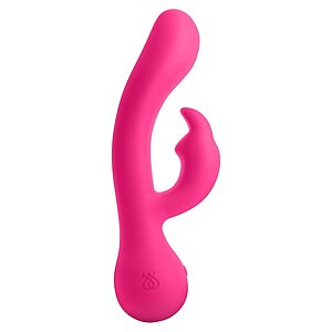 Vibrator Rabbit Ruby Jimmy Jane Roz pe Vibreaza.ro