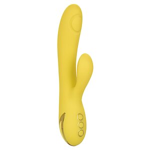 Vibrator Rabbit San Diego Seduction Galben pe Vibreaza.ro