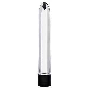 Vibrator Retro Ultra Slimline Argintiu pe Vibreaza.ro