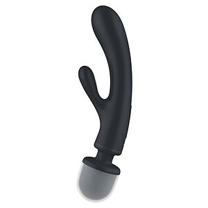 Vibrator Satisfyer Triple Lover Gri pe Vibreaza.ro