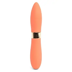 Vibrator Sensuelle Ended Deux Portocaliu pe Vibreaza.ro