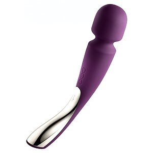 Vibrator Smart Pentru Masaj Lelo Wands Large Plum Mov pe Vibreaza.ro