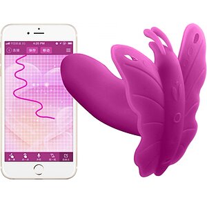 Vibrator Smart Realov Lydia Smart Butterfly Mov pe Vibreaza.ro